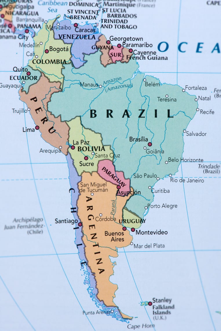 SOUTH AMERICA